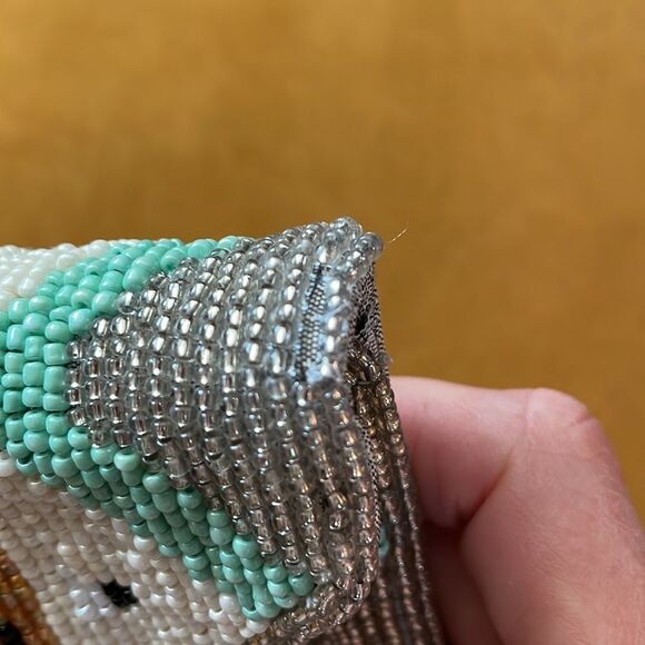 From St. Xavier Beaded Clutch Tribal Print - Picture 9 of 9